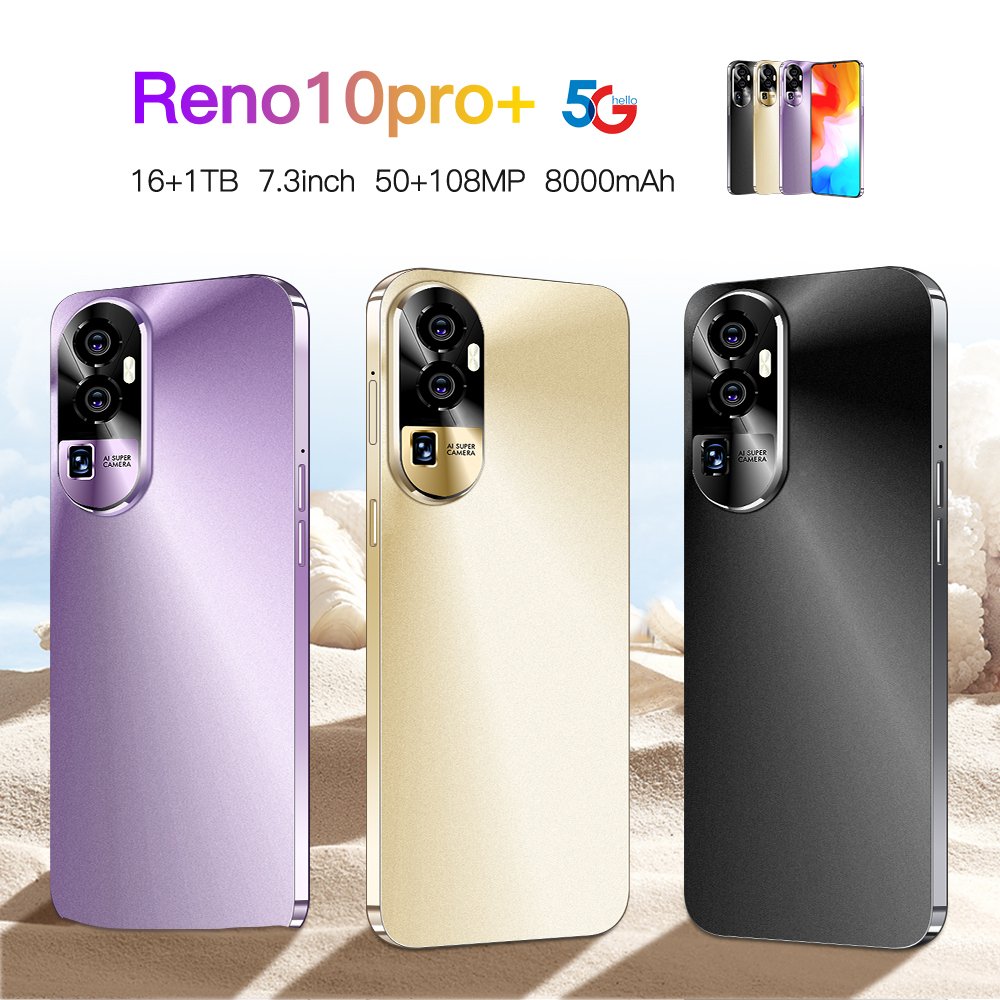 2024 Factory Directly Sell Reno 10 Pro 16GB + 1TB smartphone 5G Telefonos Movile Usados 3G & 4G cellphone